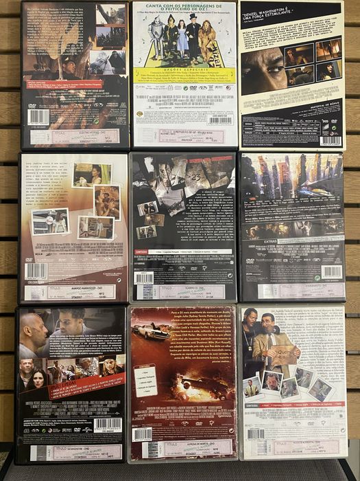 Vendo Lote de DVDs originais de Vários Filmes