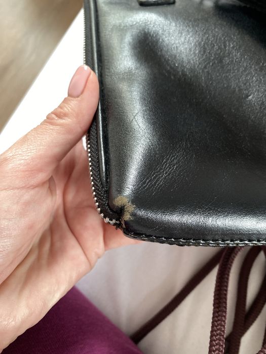 Listonoszka czarna torba cross bag skóra