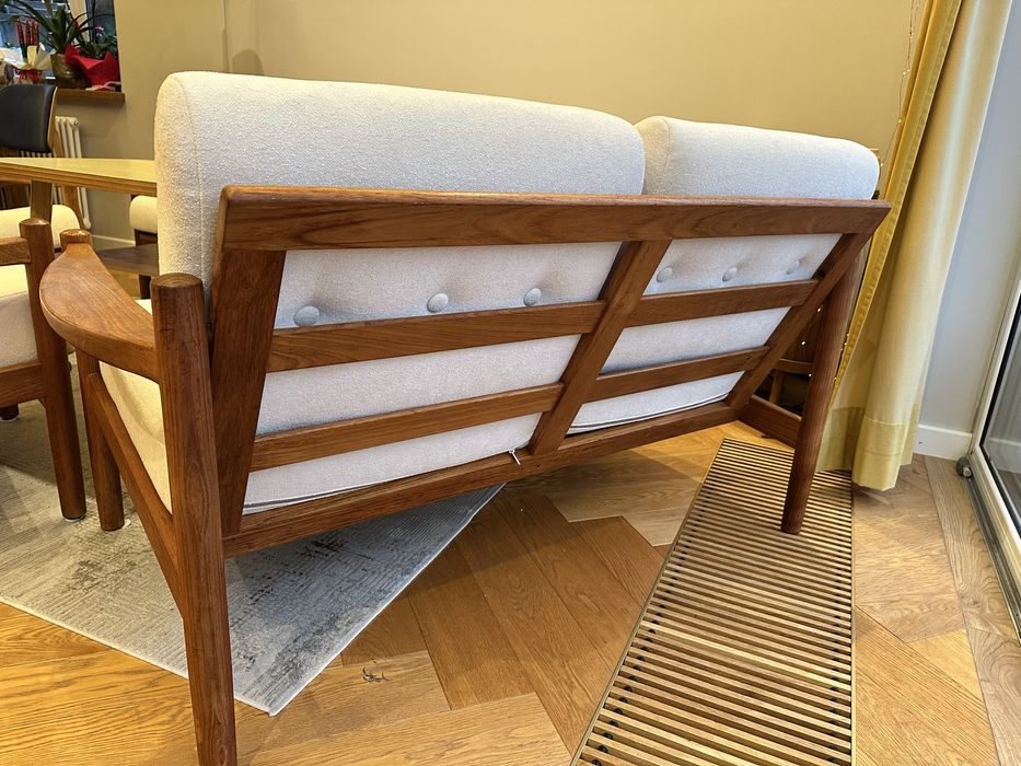 Dunskie meble Tekowe Vintage designer Domino Møbler, lata 70