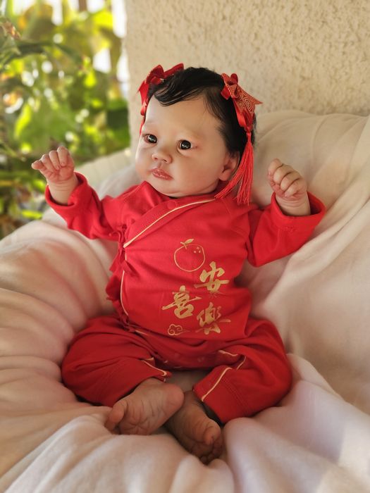 Bebé Reborn oriental - asiática original para colecionador com certifi