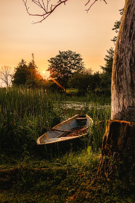 Domek na Mazurach z prywatna linia brzegowa.