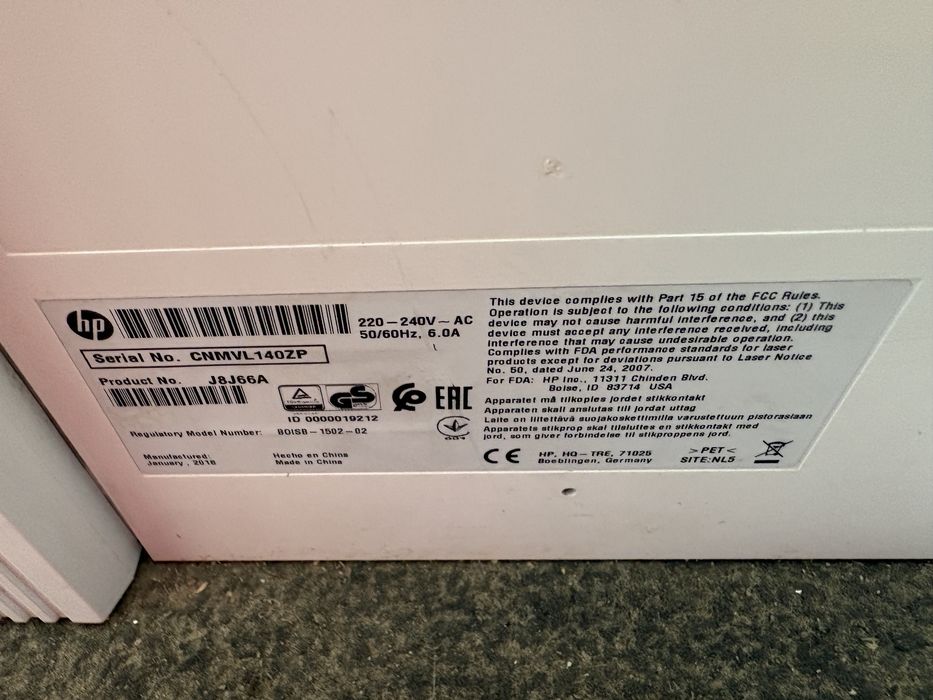 HP Laser Jet Managed MFP E62555