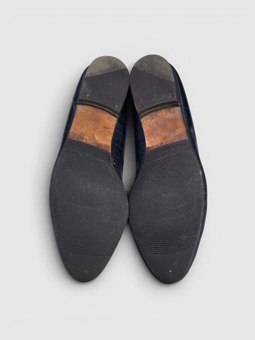 Mokasyny Bally Leather Loafers Czarny Rozmiar 41