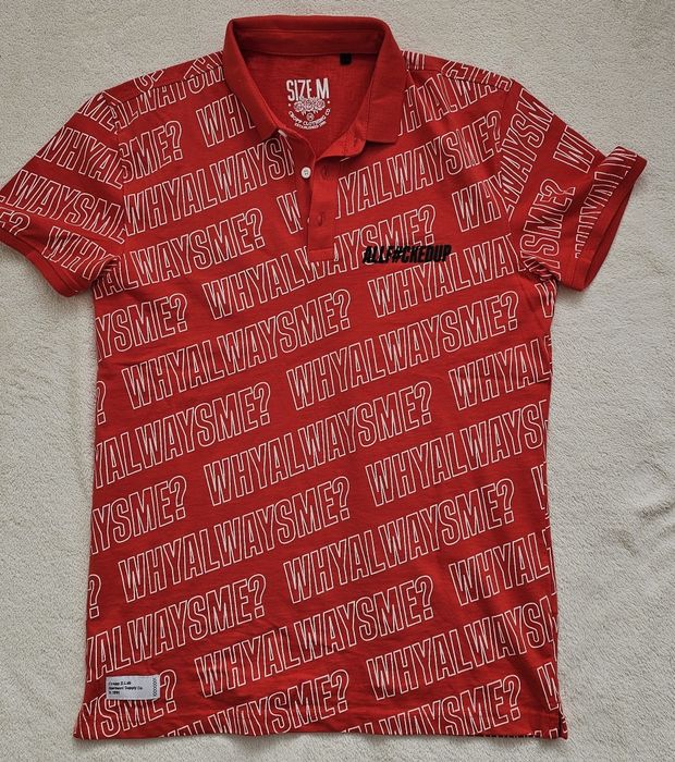 Koszulka Cropp polo czerwona M