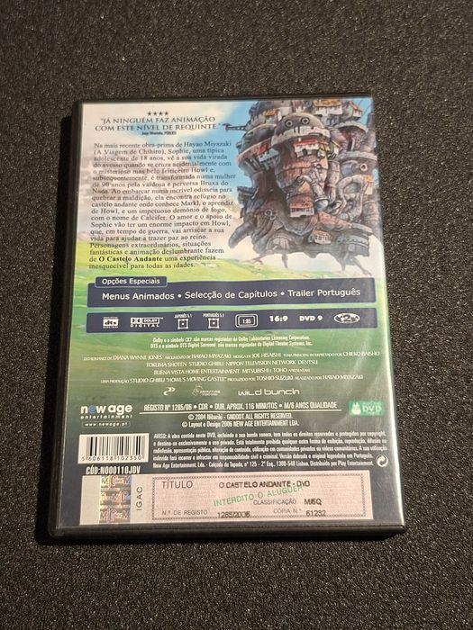 DVD O Castelo Andante [Studio Ghibli]