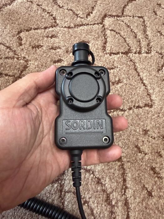 Активні навушники Sordin Supreme Mil CC-4 Neckband з мікрофоном та РТТ адаптером