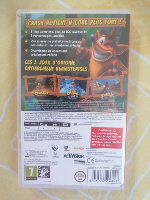 Crash n sane trilogy - switch