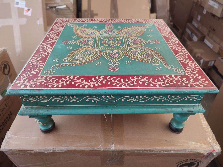 Ława ręcznie malowana