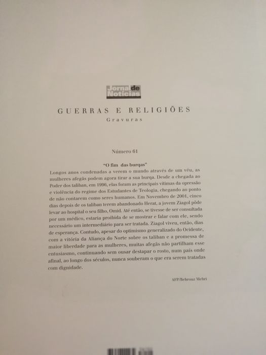 Gravuras guerras e religiões coleção jornal de notícias