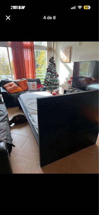 cama malm de solteiro