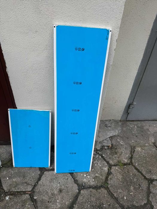 Półki IKEA FJÄLKINGE 115x32 cm oraz 55x32 cm