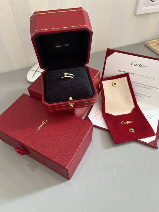 Кольцо гвоздь cartier оригинал 52р
