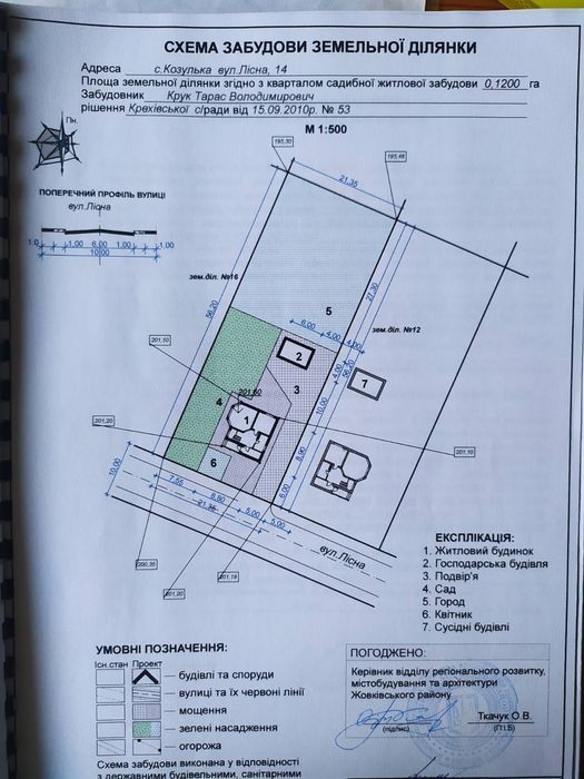 КРЕХІВ Земельна ділянка Дача