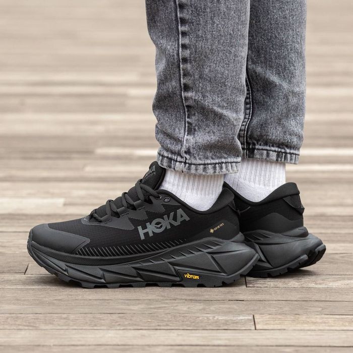 ТОП ПРОДАЖ! Hoka Skyline-Float X Gore-Tex Black 40 41 42 43 44 45 хока чорні