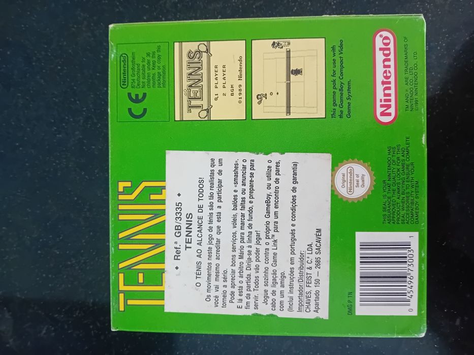 Nintendo Tennis - Gameboy Clássico