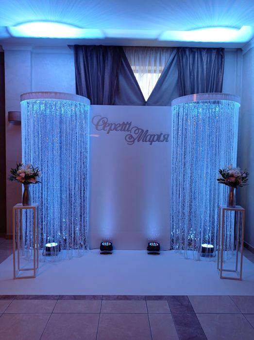 Весільні фотозони, оформление свадьби , президіум