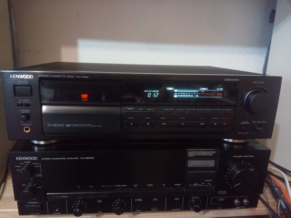 Kenwood KX-7030 касетна дека 3-Head 4-Motor