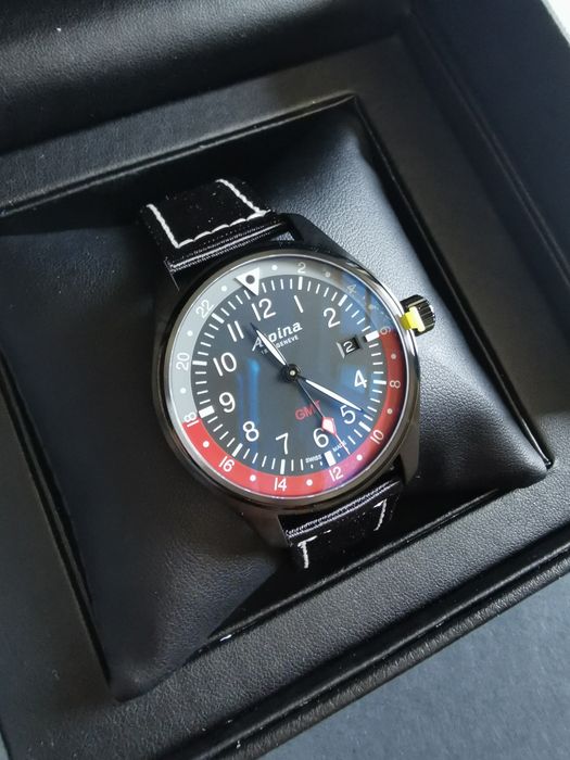 Zegarek męski Alpina Startimer Pilot Quartz GMT AL-247BR4FBS6