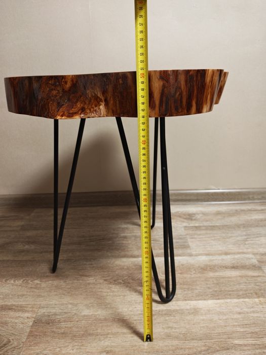 Кофейный столик прикроватный ручной работы из эпоксидной смолы