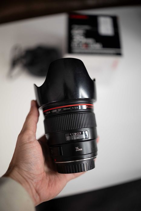 Canon 35mm 1.4 USM + filtr UV