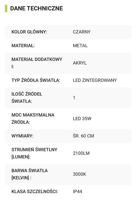 Light prestige mirror kinkiet mały LED