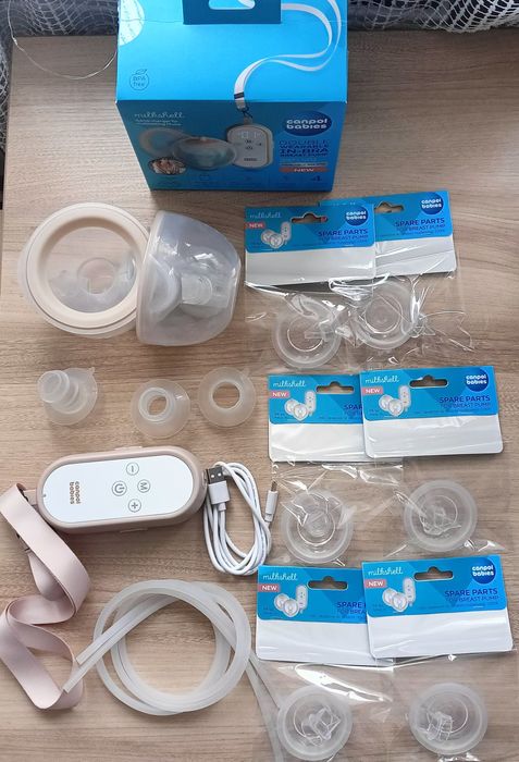 Laktator Canpol babies Milkshell + części zapasowe