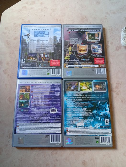 Lote Ratchet & Clank PS2 (4 Jogos)