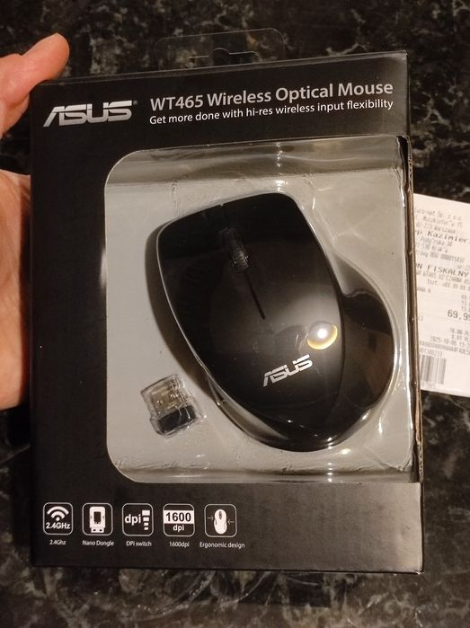 ASUS WT465 – myszka bezprzewodowa do komputera