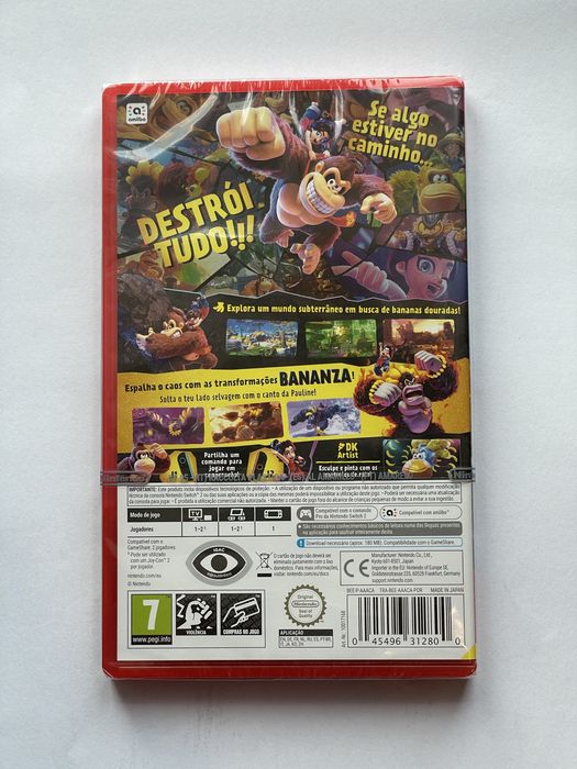 Donkey Kong Bananza - Switch 2 - Novo e Selado