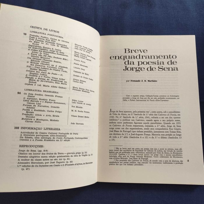 Revista Colóquio Letras 37 - Maio 1977