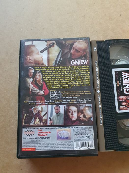 Gniew film polski VHS