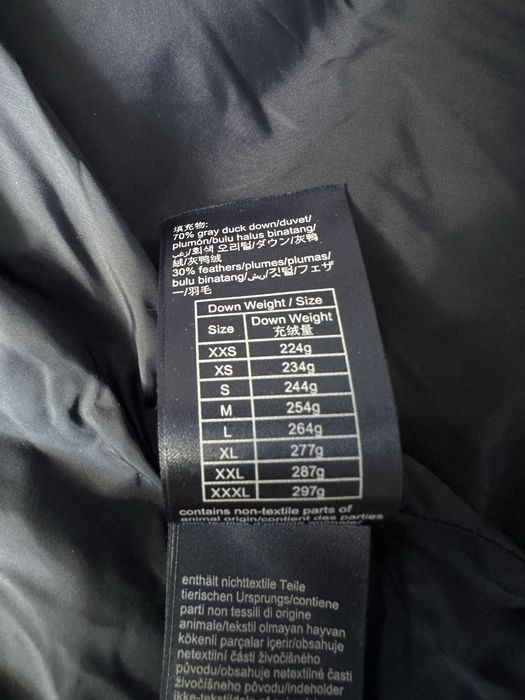 granatowy puchowy pikowany płaszcz kurtka z kapturem Tommy Hilfiger