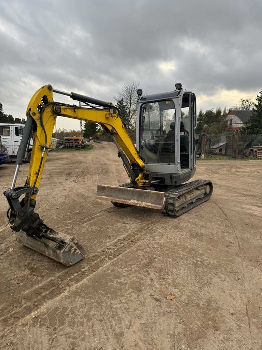 Mini koparka Wacker Neuson EZ28  zamiana na ciągnik siodłowy  volvo