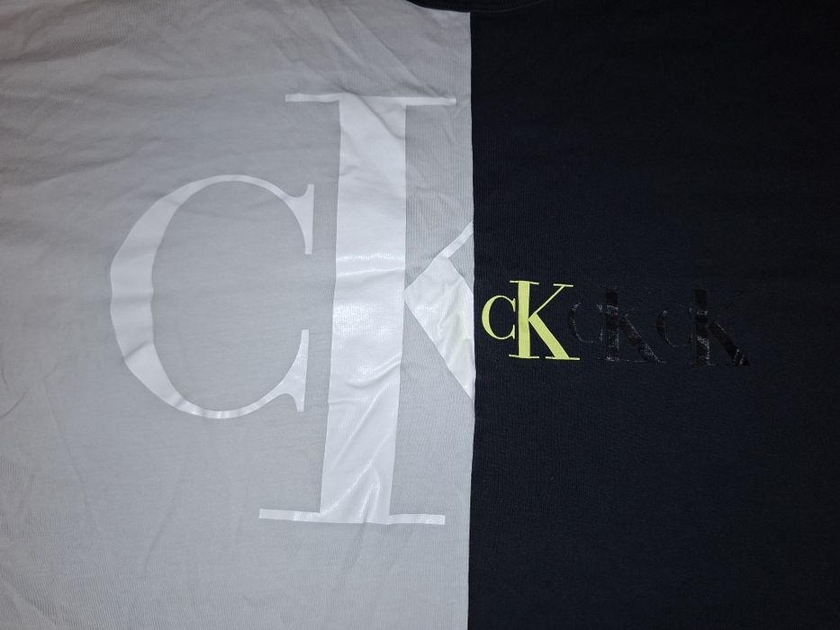 Calvin Klein czarno biała koszulka rM