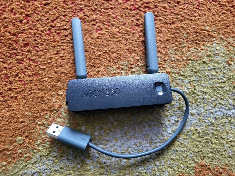 Oryginalny Adapter WiFi do konsol FAT Xbox 360 Czarny Microsoft, Skup/Sprzedaż