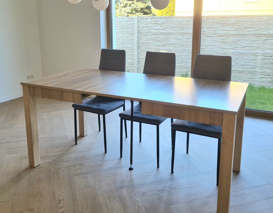 Stół Halex Rock 80x120/270 dąb sonoma