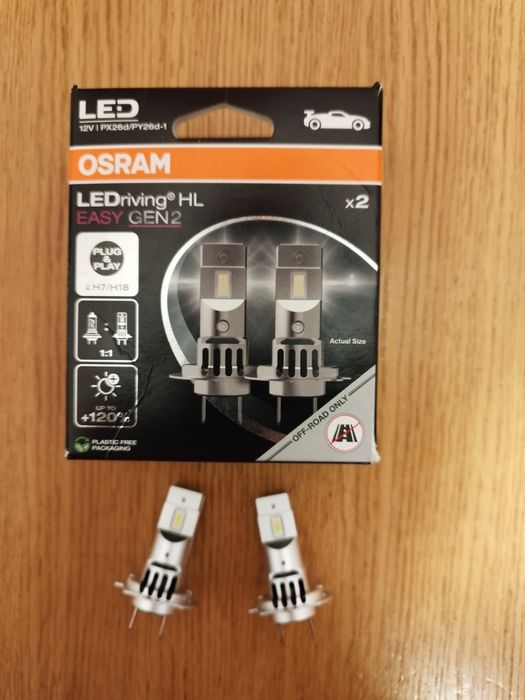 Żarówki samochodowe Osram LED H7