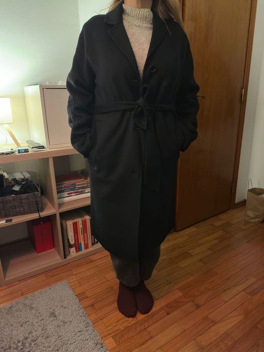 Sobretudo comprido MANGO  Handmade tamanho S