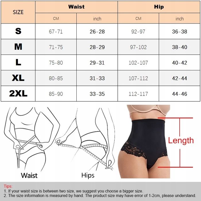 Majtki damskie modelujące sylwetkę beżowe r. S/L
