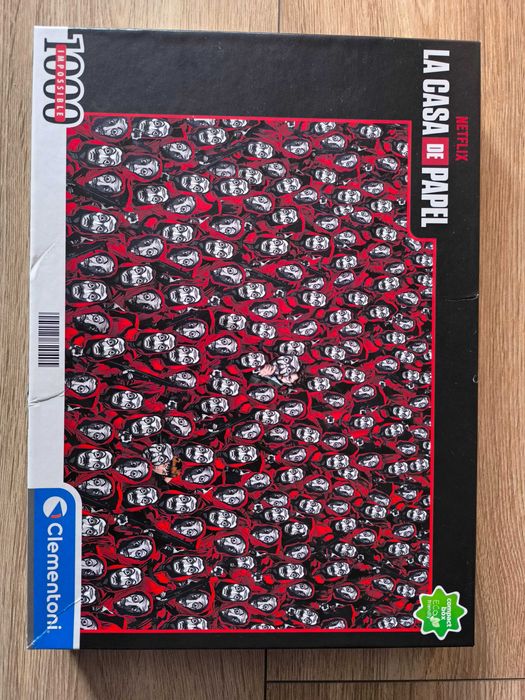 Puzzle 1000 elementów - Dom z papieru