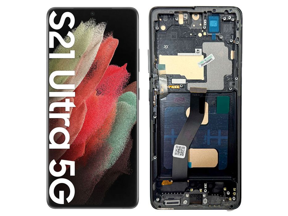 WYŚWIETLACZ  DO SAMSUNG S21 ULTRA G998 TFT RAMKA