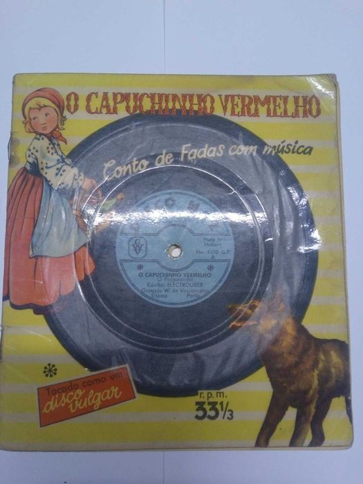 Livro - Disco O Capuchinho Vermelho