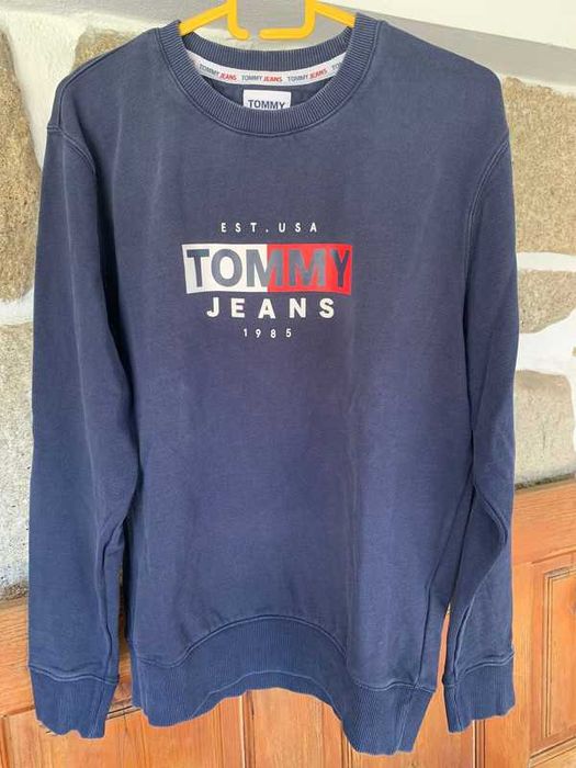 Camisola de manga comprida azul escura Sweatshirt Tommy Jeans