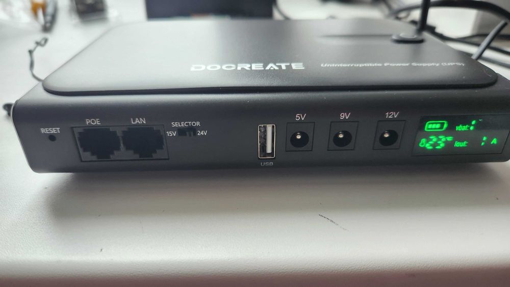 UPS для роутера, терминала DC1018L, DC1036L 14000mAh + 4x18650