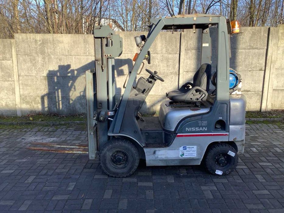 Nissan FG15 1,5t LPG/benzyna, 3,0 m, niski 2,1 m