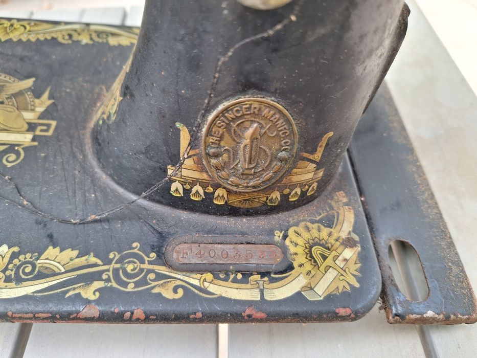 Máquina de costura Singer para restaurar