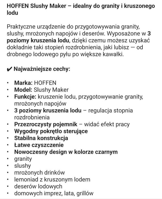 Urządzenie do granity