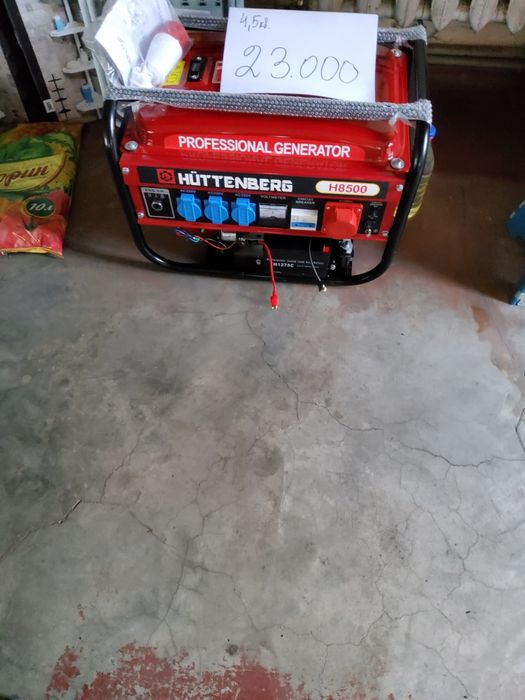 Продам генератор бензиновый 4.5квт трехфазный