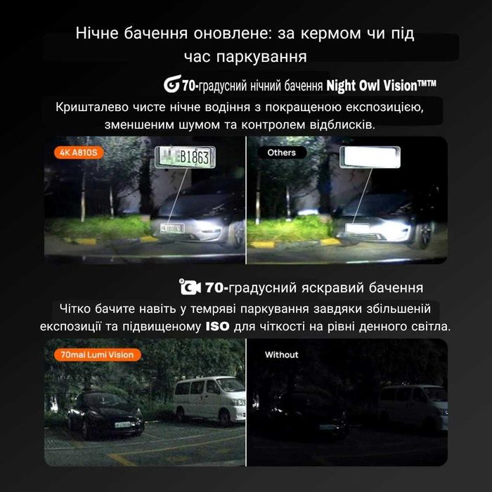 Відеореєстратор 70mai A810, A810Lite, A810s, T800, T800E. Кабель UP03