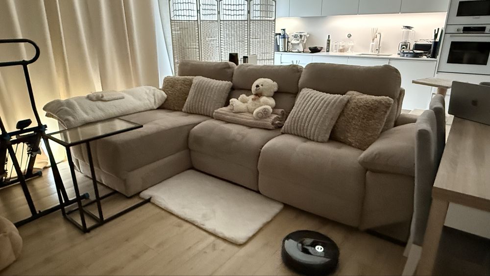 Sofa chaise long automatico
